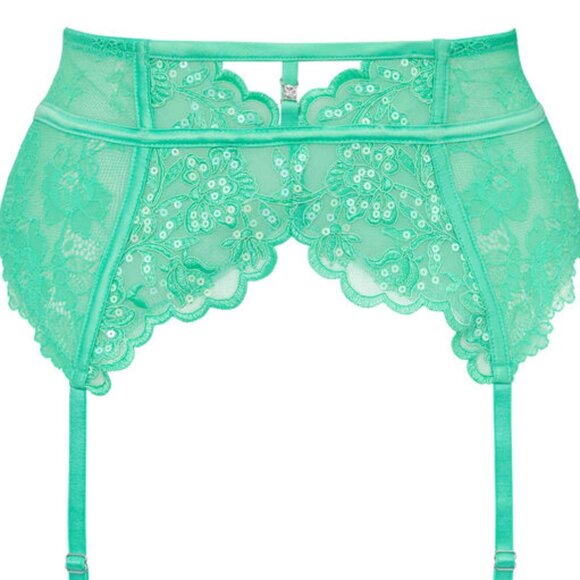 NWT Ann Summers The Icon Mint Waspie Wide Garter Belt Suspender Size S - Picture 5 of 5